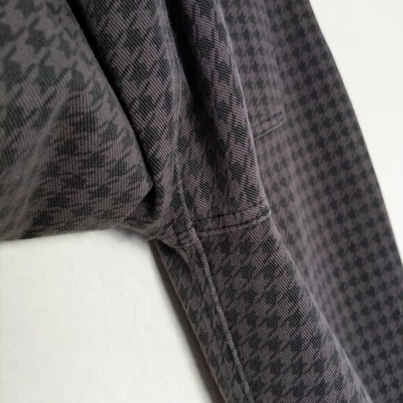 SPANX Jean-ish® Ankle Leggings Pull On Pants XL Houndstooth Black Gray Stretch - Picture 11 of 15